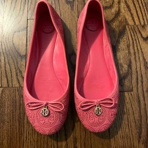 Pink Tory Burch Flats Size 9